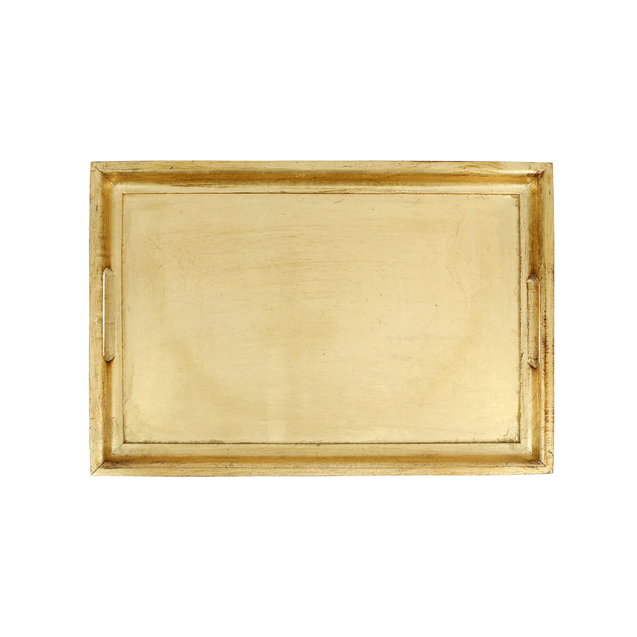 Florentine Wooden Accessories Cobalt and Gold Rectangular Tray | + Sizes main image 1