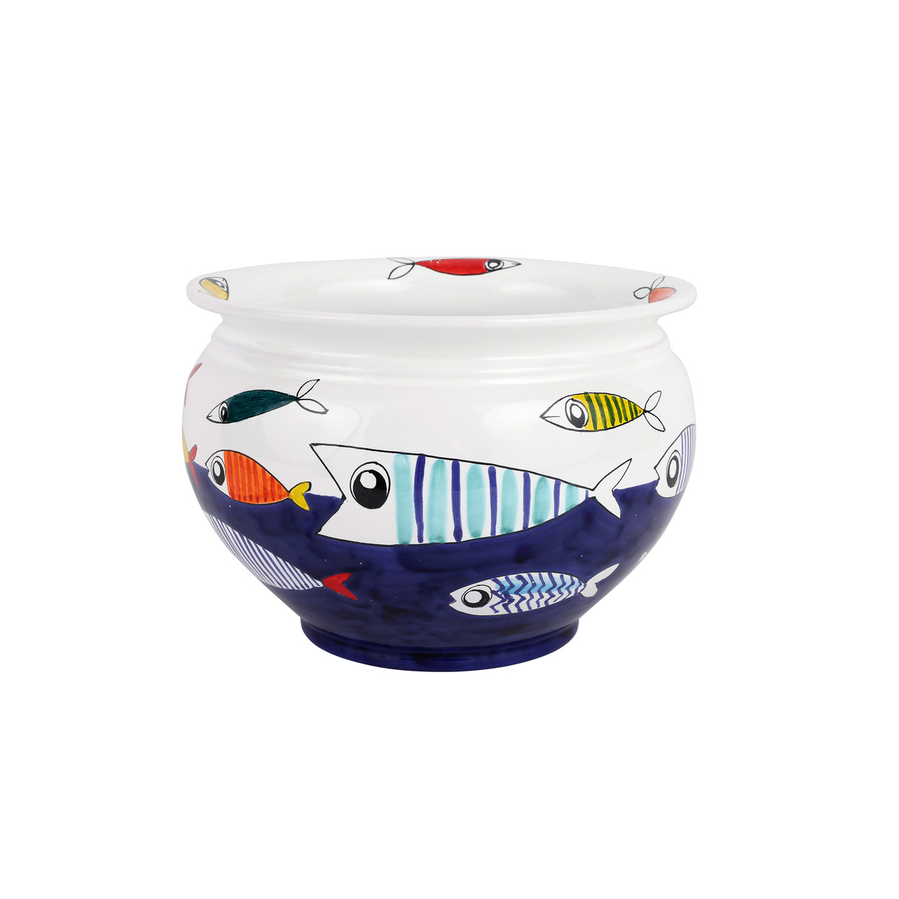 Vietri Pesce Pazzo Cachepot