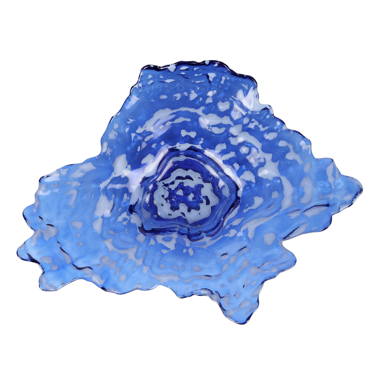 Ostrica Glass Small Plate | Blue main image 1