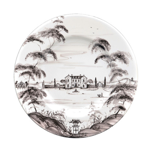 Country Estate Flint Dinner Plate Main House

№ CE01/94

From our Country Estate Collection- Welcome to the main house, where friends and family have gathered for generations and country food is raised to a point of fine art. A feast for the eyes and table, our stately dinner plate is a portrait of the inviting and bustling life you can explore on the estate and where you can always find something delectable bubbling away in the kitchen. Featuring: the Main House, Boathouse, and Apple Orchard.

Measurements: 11" W
Made of Ceramic Stoneware
Oven, Microwave, Dishwasher, and Freezer Safe
Made in Portugal