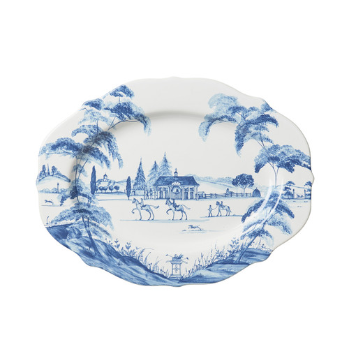 Country Estate Delft Blue 15" Serving Platter Stable

№ CE55/44

From our Country Estate Collection- Bring a dash of the graceful equine and noble pursuits to the table with this stately serving platter that serves as handsome housing for everything from Sunday roast to an assortment of cheeses. Our ceramic stoneware is made in Portugal and is oven, microwave, dishwasher and freezer safe.

Measurements: 15" L, 11" W
Made of Ceramic Stoneware
Oven, Microwave, Dishwasher, and Freezer Safe
Made in Portugal