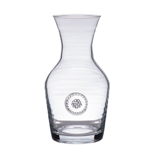 Berry & Thread Wine Carafe

№ B716/C

From our Berry & Thread Collection- With a single berry and thread stamp for a bit of understated adornment- this covetable carafe will serve you well, from a vineyard picnic to upscale supper party.

Measurements: 7" H
Capacity: 20 ounces
Made in Portugal
Dishwasher safe. Warm gentle cycle. Hand washing is recommended for large or highly decorated pieces
Not suitable for hot contents, freezer or microwave use