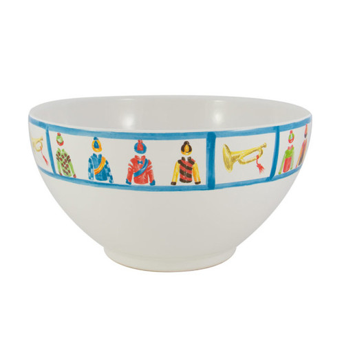 C.E. Corey Jockey Serving Bowl

An array of racing silks against a white base and trimmed in bright blue. Designed for everyday use, made of high-fired porcelain, lead free, microwave and dishwasher safe. Hand-decorated in Portugal for CE Corey.

11" Diameter, 6"H

CJS4007