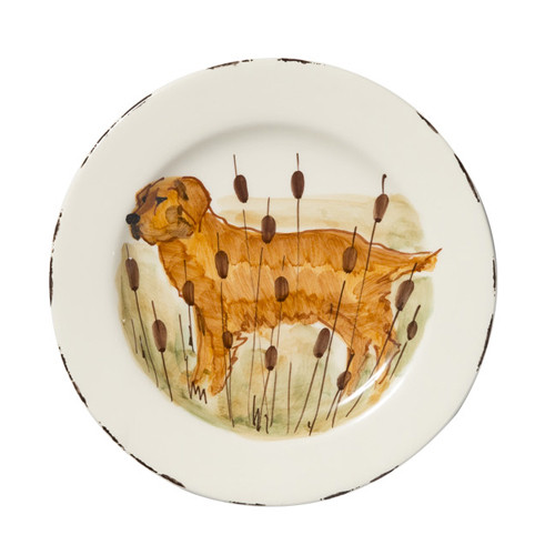 Vietri Wildlife Hunting Dog Salad Plate

8.5"D

WDL-7801GR