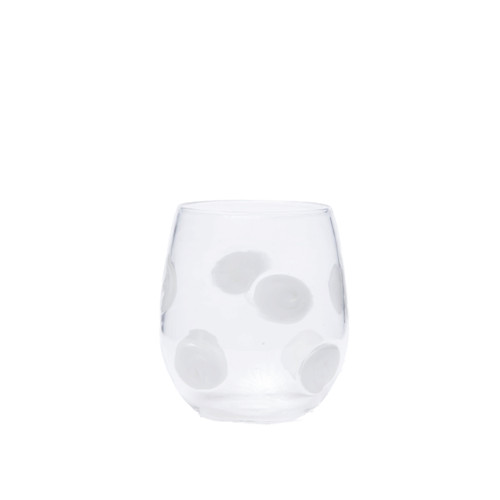 Vietri Regalia Wine Glass- Cream Vietri Discover a World of