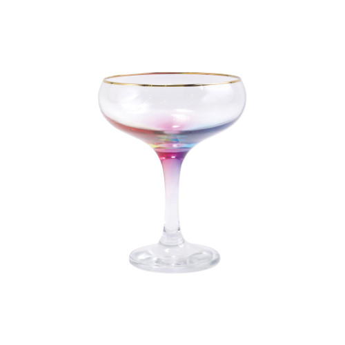 Vietri Viva Rainbow Multi-Color Coupe Champagne Glass

VBOW-G52151
5.25"H, 6oz

Share a toast with your closest friends and the full-spectrum sparkle of Vietri's Rainbow Glass featuring a gilded gold rim that adds glamour and shine to any occasion.

Cin cin!

Made in Turkey. Handwash.