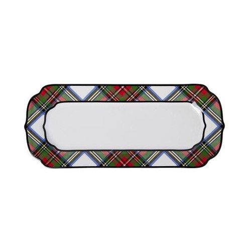 Juliska Stewart Tartan Hostess Tray

TN54X/88
15"L, 6"W

This dapper tray is part of Juliska's new Stewart Tartan dinnerware collection from plumpuddingkitchen.com, crafted by artisans in Portugal. Enjoy styling the rich and colorful tartan motifs with other classic patterns for an elevated festive look. This classic serveware piece equally hosts savory noshes as well as desserts.