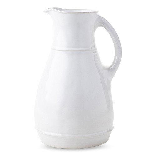 Puro Whitewash Pitcher/Vase

KS22/10

From fresh juices to a bundle of colorful blooms, this whitewash ceramic pitcher offers an organic texture that blends everyday elegance with practicality. 

Measurements: 6.5"L, 6"W, 10.25"H
Capacity: 2.28Qt
Ceramic Stoneware
Made in Portugal