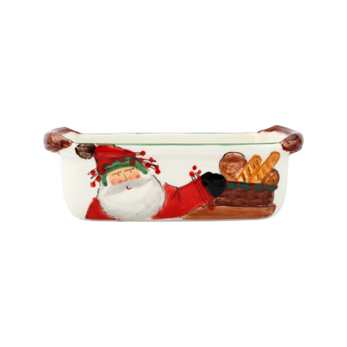 Vietri Old St Nick Loaf Pan

OSN-78089
10.75"L, 5"W, 3.25"H, 1.25 Qt

The Vietri Old St. Nick Loaf Pan from plumpuddingkitchen.com features the handpainted designs of maestro artisan Alessandro Taddei.