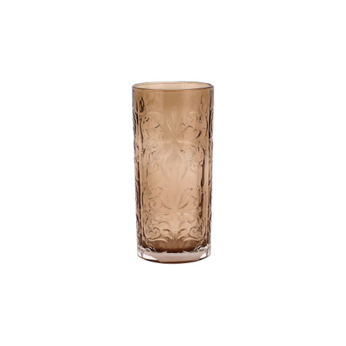 Vietri Barocco Tortoise High Ball Glass

BCO-8813T
6"H, 12oz

The artful etchings, stately shapes, and rich colors of Vietri's Barocco from Plumpuddingkitchen.com honor Italy's 17th century Baroque period and bring a gracious grandeur to you gatherings.

Made in Naples.

Handwash