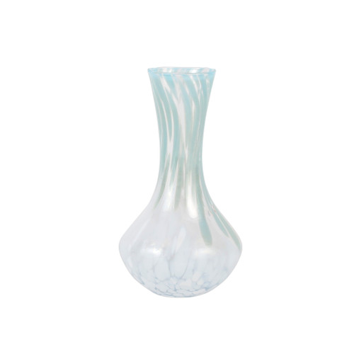 Vietri Nuvolo Glass Light Blue & White Small Fluted Vase

NUV-9082W-GB
4.25"D, 7.5"H, 20oz

Full of color, movement, and intrigue, each piece of Vietri's Nuvola glassware from plumpuddingkitchen.com is a striking, one-of-a-kind work of art.

Mouthblown in Naples.  Dishwasher safe.