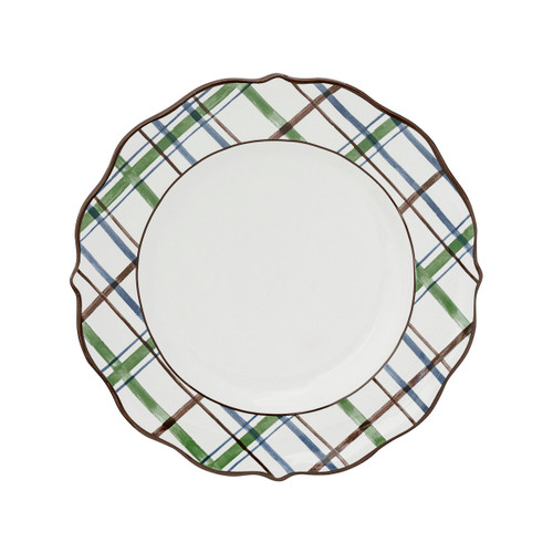 Juliska Veronica Beard Bohemian Vine Dessert/Salad Plate

VBT02/88

Juliska and Veronica Beard bring you a collaboration of dinnerware inspired by the colors and patterns of the Iberian coast. This dessert/salad plate features a sweetly scalloped silhouette and is banded with a Tartan plaid motif in handsome hues of brown, blue and green.

Measurements: 9.0"W x 1.0"H x 9.0"L

Made in: Portugal

Made of: Ceramic