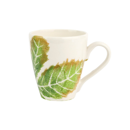 Vietri Autunno Chestnut Leaf Mug

AUT-9710C
4.25"H, 14oz

Capture the splendor of Italy in the fall with the Autunno collection.

Italian artisans carefully sketch, paint, sponge, press, and glaze each piece, and the result is a natural and rich collection with reds, oranges, and yellows as majestic and detailed as trees at their autumnal peak.

Handpainted on terra bianca in Veneto.

Dishwasher and microwave safe.