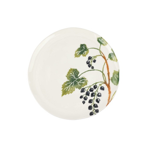 Vietri Foresta Primavera Blavk Currant Salad Plate

FPR-9701A
9.5"D

A fresh Italian take on botanicals, Foresta Primavera celebrates Italy's iconic flora. 

Black currant, purple elderberry, orange hawthorn, and red buckthorn trail across each piece, and the precise designs, crisp white background, and minimalist shapes lend a welcome and unexpected complement to the floral designs.

Handpainted on terra bianca in Veneto. 

Dishwasher and microwave safe.