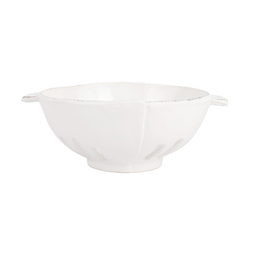 Vietri Lastra White Colander

LAS-2698W
10"L, 8"W, 3.5"H 

Lastra’s iconic design takes its inspiration from traditional Italian cheesemaking, and the Lastra White Colander features the collection's iconic characteristics: a slightly overlapping edge, the suggestion of gray ash to highlight the unique shape, and rich, lush glaze.