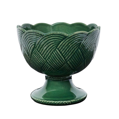 Juliska Le Panier Mystic Knot Basil

KHM30/29
8.25"L, 8.25"W, 7"H, 2.3Qt

Featuring an intricate, woven cable motif in a deep verdant green glaze, this collection brings meaning, texture and timeless elegance to your table.