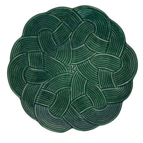 Juliska Le Panier Mystic Knot Basil Charger/Platter

KHM09/29
14"D

Featuring an intricate, woven cable motif in a deep verdant green glaze, this collection brings meaning, texture and timeless elegance to your table.