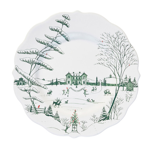 Country Estate Winter Frolic Evergreen Dinner Plate

№ CE01X/29

From our Country Estate Collection - All that's merry and bright sparkles from the festive evergreen winter scene of our scalloped edge dinner plate. The perfect backdrop to your winter celebration, our plate mixes beautifully with our other collections. Our ceramic stoneware is made in Portugal and is oven, microwave, dishwasher and freezer safe.

Measurements: 11" W
Made of Ceramic Stoneware
Oven, Microwave, Dishwasher, and Freezer Safer
Made in Portugal