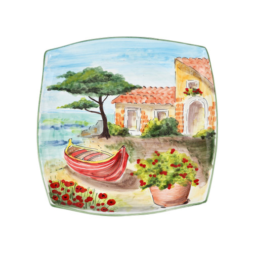 Vietri Landscape Wall Plate Square Platter with Boat

WAL-7842
12" Square