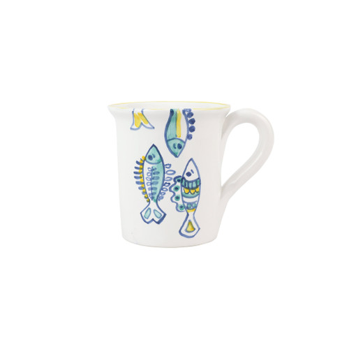 Vietri Elba's Fish Mug

EFS-7810
4.5"H, 16oz

Named after an island off the coast of Tuscany, the Elba’s Fish collection celebrates the whimsy and beauty of coastal life.

Italian artisans carefully handpaint each fish in an array of intricate designs, and the aqua and yellow palette brings the cheerful, calming energy of the seaside to your home no matter where you are.