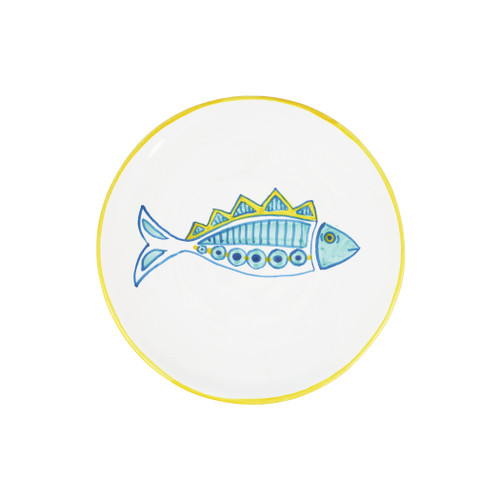 Vietri Elba's Fish Spiked Fin Salad Plate

EFS-7801A
9"D

Named after an island off the coast of Tuscany, the Elba's Fish collection celebrates the whimsy and beauty of coastal life. Italian artisans carefully handpaint each fish in an array of intricate designs, and the aqua and yellow palette of the Elba's Fish Assorted Fish Salad Plates brings the cheerful, calming energy of the seaside to your home, no matter where you are.