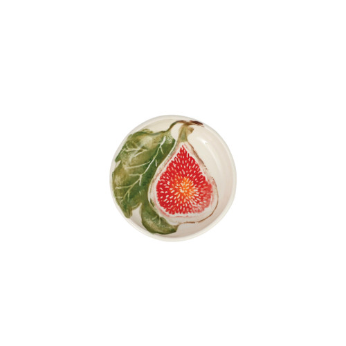 Vietri Fico Condiment Bowl Set/4 - GIFT BOXED

FIC-9703-GB
5.25"D, 1.5"H

A symbol of peace and prosperity, figs are much admired in Italian culture paying homage to the country's rich heritage and natural beauty. These handsponged designs by maestro artisan Gianlucca Fabbro from plumpuddingkitchen.com will bring that beauty to your home with the lifelike details, generous, pleasing shapes, and warm, inviting colors that grace each piece.

HANDPAINTED ON TERRA BIANCA IN VENETO.

Dishwasher and microwave safe.