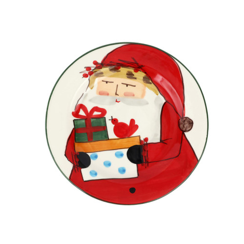 Vietri Old St Nick 2026 Limited Edition Salad Plate