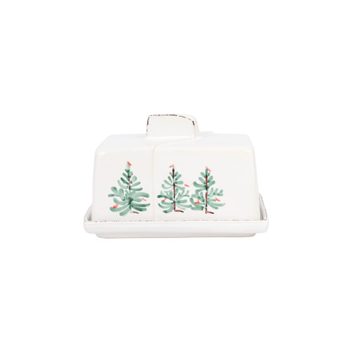 Vietri Lastra Holiday Butter Dish

LAH-2617
7"L, 5"W, 4.75"H

Make time for your loved ones this season when you gather around the cheerful design of Vietri's Lastra Holiday from plumpuddingkitchen.com.

Handcrafted of Italian stoneware in Tuscany.  Dishwasher, microwave, freezer and oven safe.