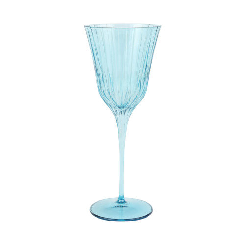 Vietri Natalia Teal Wine Glass
NLE-8820T
9"H, 9oz

Reminiscent of cut crystal, Natalia from plumpuddingkitchen.com is poised for elegance with etched Italian glass that can be dressed up or down for any dining occasion.

Made in Naples. Dishwasher safe.