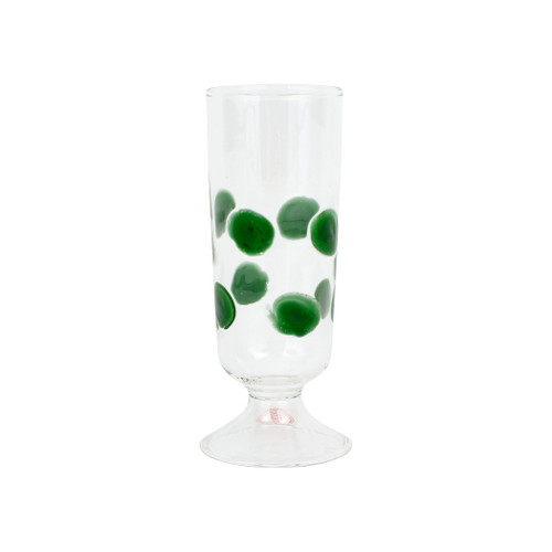Vietri Drop GreenChampagne Glass

DRP-5450GR
6.5"H, 8oz

Dress up your daily glass of champagne with the Vietri Drop Green Champagne Glass from plumpuddingkitchen.com. Intricately mouthblown in Veneto, this beautiful collection brings a playful, chic touch to your favorite barware assortment.
