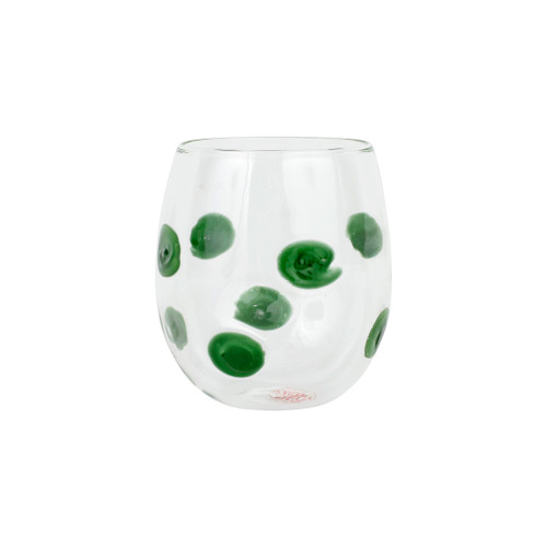 Vietri Drop Green Stemless Wine Glass

DRP-5421GR
4"H, 10oz

Dress up your daily glass of wine with the Vietri Drop Green stemless wine Glass from plumpuddingkitchen.com. Intricately mouthblown in Veneto, this beautiful collection brings a playful, chic touch to your favorite barware assortment.