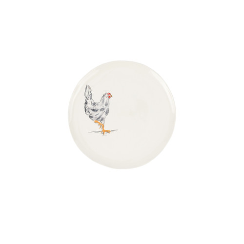 Vietri Fattoria Hen Salad Plate

FTO-9701D
9.25"D

A masterful blend of elegance and whimsey, Vietri's Fattoria collection from plumpuddingkitchen.com celebrates the animals of an old-world Italian estate. 

Carefully handpainted by maestro artisan Gianluca Fabbro, each animal portrait brims with rich, expressive detail, and the result is timeless and refined.

This collection was designed to be mixed and matched to create a unique and countryside-inspired table or gallery wall.

Handpainted on terra bianca in Veneto.

Dishwasher and microwave safe