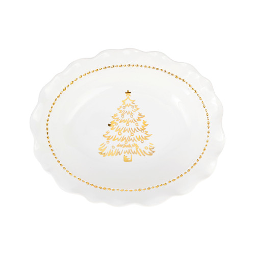 Vietri Giorno di Festa Small Oval Bowl

GIF-7407
10.5"L, 8.5"W, 2.5"H

Giorno di Festa translates to a "day of happy events", and this sophisticated, joyful dinnerware ensures just that. A simple gold tree and wreath adorn each piece, and the result is a timeless, chic collection that you will enjoy every holiday season for decades to come. 

HANDPAINTED ON ITALIAN STONEWARE IN VENETO.

Dishwasher safe. Handwash preferred.