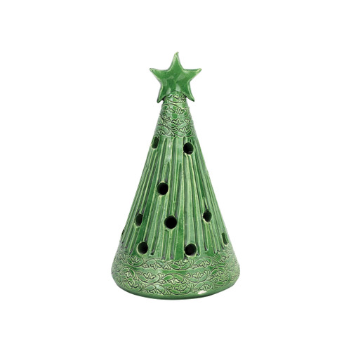 Vietri Foresta Green Large Tree

FRB-7727GR
5.75"D, 10.5"H

The Foresta Trees are created with talent and love by maestro artisan Stefano Roselli. Each tree from plumpuddingkitchen.com is a work of art with intricate detail and expert craftsmanship. Display it on its own or create a winter wonderland with a variety of Foresta trees.