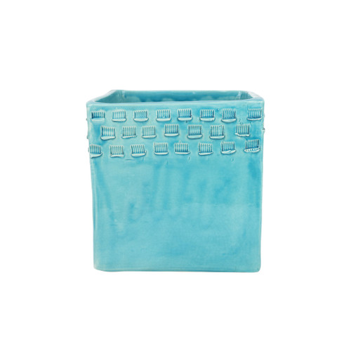 Vietri Rustic Garden Turquoise Medium Planter

RGA-6188T
10"Sq, 10"H

In a wide range of colors, shapes, and sizes, the Rustic Garden collection is inspired by the ceramics found in the gardens of Tuscan villas. Each Rustic Garden piece from plumpuddingkitchen.com brims with spectacular craftsmanship and nuanced detail, bringing a beautiful, organic patina to your home and garden.