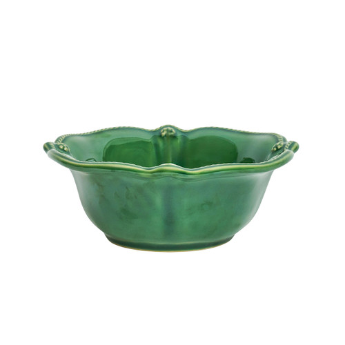 Juliska Berry & Thread Flared Cereal/Ice Cream Bowl - Basil

JA07X/29
7"D, 3"H, 24oz

Rimmed with a simple thread and adorned with a sprinkling of berries, this bowl from plumpuddingkitchen.com features a beautifully scalloped rim and Juliska's lush basil-green glaze that is simultaneously elegant, versatile, and fresh.