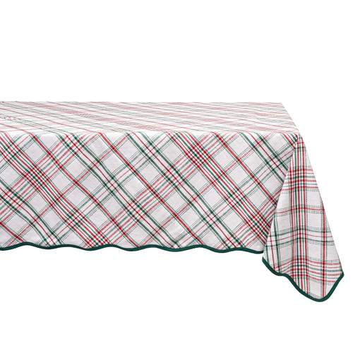 Juliska Merry Tartan 60" x 120" Tablecloth

TC07/88
120L, 60"W

Lay the foundation of your holiday tablescape with beautiful linens to set the scene. Ruby, evergreen and snowy white cotton is elegantly woven on the bias and trimmed with a sumptuous, scalloped edge, to set a fresh and festive table for all your yuletide celebrations and winter gatherings.