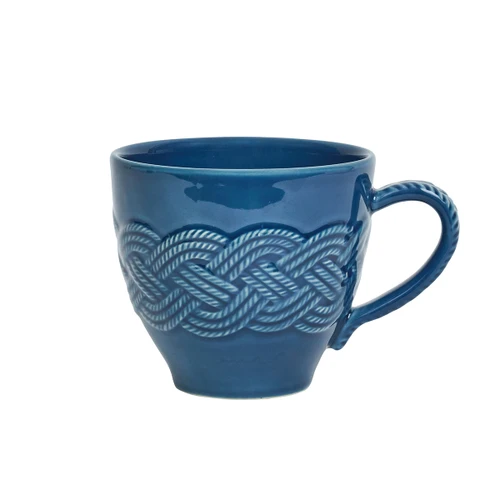 Juliska Le Panier Mystic Knot Mug - Denim

KHM06/46
5.75"L, 4.5"W, 4"H 16oz

The textural warmth of our Mystic Knot motif feels timeless, a little rustic, and a lot cozy for everything from hot cocoa by the fire to your morning coffee to start the day. The deep denim blue hue works beautifully in any aesthetic (as versatile as your favorite blue jeans) and intricate detailing (from midline to the braided handle) make this oversized mug a piece you’ll love using every day.