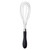 OXO Good Grips Flat Whisk

Comfortable and sturdy for scraping pans and making sauces

The Flat Whisk's shape is ideal for making sauces and scraping pan bottoms. Our Whisks feature polished stainless steel wires and teardrop-shaped handles that fit comfortably in the palm of your hand. The soft handle won't slip even in wet hands.

10'' x 2'' x 1''