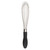 OXO Good Grips 11" Whisk

Comfortable and sturdy for vigorous or gentle stirring

Beat eggs, stir batter, whip cream and stir sauces with ease. Our Whisks feature polished stainless steel wires and teardrop-shaped handles that fit comfortably in the palm of your hand. The soft handle won't slip even in wet hands.

11'' x 2'' x 1''