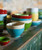 Vietri Cucina Fresca Aqua Dipping Bowl

CUF-2603AQ
3"D, 1"H

Cucina Fresca from plumpuddingkitchen.com was inspired by the Tuscan landscape. Paprika captures Italy's rich clay earth with a warm finish and deckled terra cotta edges reminiscent of peasant pottery.

Saffron, warm and inviting, embodies the softness of Tuscany's swaying fields of wheat and pays tribute to the original Cucina Fresca collection.

Tuscany's vibrant green grass is reimagined in Pistachio.

Handmade of terra cotta in Tuscany
In the 1300's, peasants used rustic glazes on their hand-thrown pottery that separated during firing, exposing the terra cotta on the edges of the pieces. VIETRI reproduces these edges on Cucina Fresca using clear glazes.
Part of the Cucina Fresca Family of Dinnerware
Dishwasher and microwave safe.