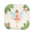 Vietri Nutcrackers Sugar Plum Fairy Square Platter

NTC-9722-GB
11.25"SQ

Maestro artisan, Gianluca Fabbro, recreates a Christmas classic with bright colors and a cheerful holiday design inspiring new family traditions with handpainted collectibles from plumpuddingkitchen.com. Handpainted on terra bianca in Veneto. Dishwasher and microwave safe.