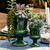 Juliska Berry & Thread Petite Parterre Garden 8" Vase - Basil

JA157/29
6"L, 6"W, 8"H (1.25Qt)

Put those gorgeous blooms on a pedestal, where they belong. Trimmed with our iconic Berry & Thread motif and gleaming with our lush, verdant green glaze, this classic vase is your go-to, versatile vessel for every occasion—from holiday centerpiece to a formal dinner party to armfuls of wildflowers on the breakfast table. Use alone or in combination with our other parterre sculptural pieces to create your own fantasy tabletop garden. Also lovely for small potted plants.