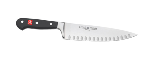 Wusthof Classic carving knife with hollow edge 7 7/8 inch black