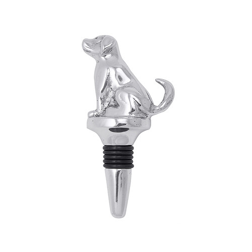 Labrador Bottle Stopper Plum Pudding