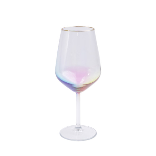 Vietri Rainbow Assorted Stemless Wine Glasses (Set of 4)