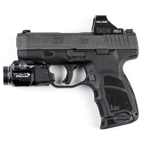 HK CC9 Streamlight TLR-7A / TLR-7X Rail Kit allows you to fit either light to your hk cc9 via included light key adapter.