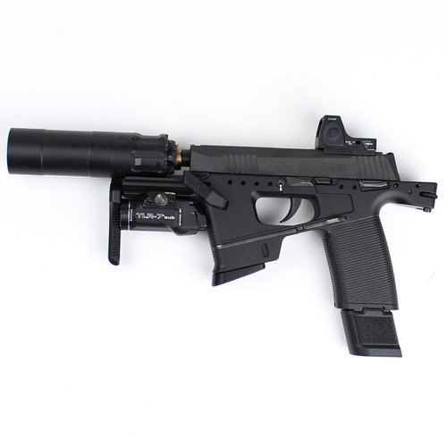 Total Innovative Tactical Solutions Flux Raider Gas Pedal improves your grip and recoil control ability on the weapon.