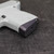 Total Innovative Tactical Solution's pinky extension for Keltec P32 attaches to stock P32 magazines and adds extra grip for your pinky - bottom view.