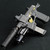 Total Innovative charge handle mounted on Flux Raider P365 with suppressor attached display.